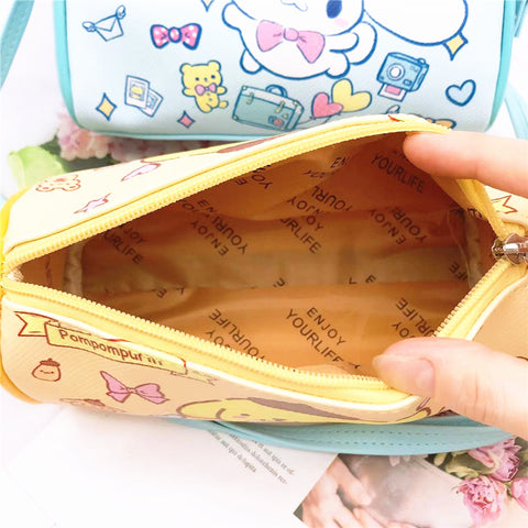 PU Fashion Crossbody Bag Cute Cosmetics Storage Bag Carrying Bag