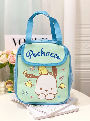 Large Capacity Lunch Box Bag, Portable Cute Cartoon Bento Box, Portable Storage Bag