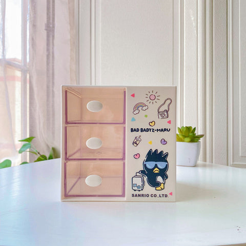 Sanrio Three-layer Drawer Multifunctional Desktop Storage Pen Holder