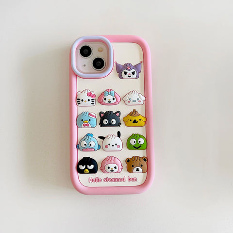 Cute Sanrio iPhone Case Full Body Protective Case For IPhone 11-15 Pro Max