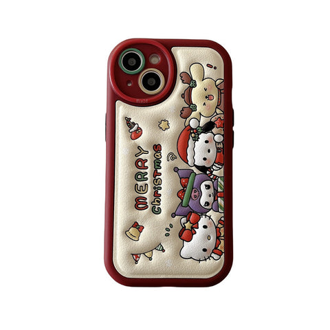 Cartoon Christmas Sanrio IPhone 15/14 for 11 Apple 12/13 PROMAX Phone Case Anti-drop For IPhone 11-15 Pro Max