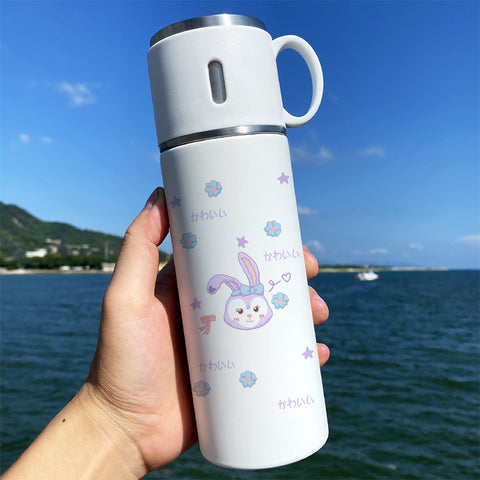 316 Stainless Steel Cute Stella Lou Rabbit Insulating Cup Cute Cartoon Water Cup Girl Birthday Personalized Creativity