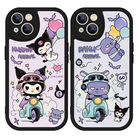 Motorcycle Lovers Suitable IPhone 14 Promax Phone Case Apple 13 Cartoon 12 Cute 11 Kuromi Xsmax Sanrio XL Women's Mini New 7/8 Plus Lambskin 6s Soft Case