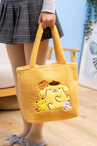 Sanrio Series Large Capacity Woolen Handbag