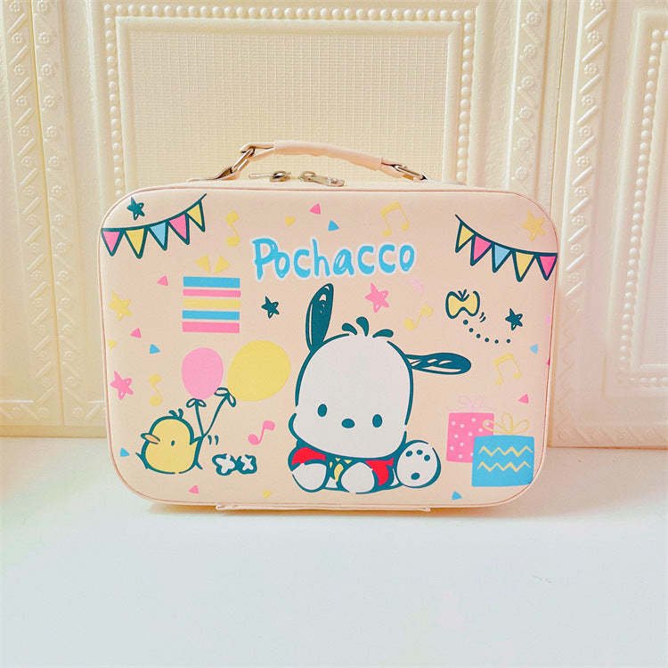 Sanrio Large Capacity Travel Portable Handcase with Mirror