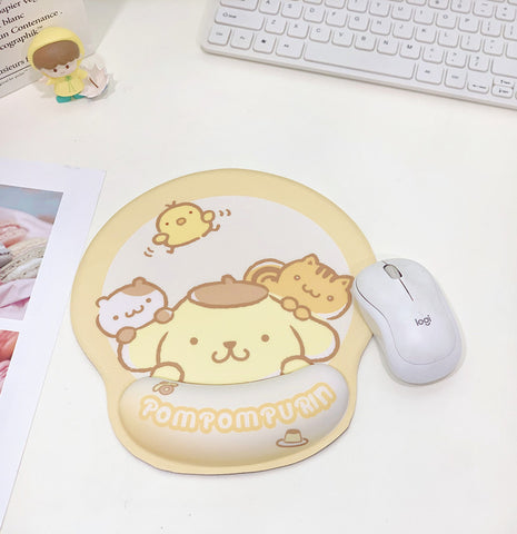 Sanrio Series Three-dimensional Silicone Thickened Hand Pillow Wrist Guard Game Non-slip Mouse Pad