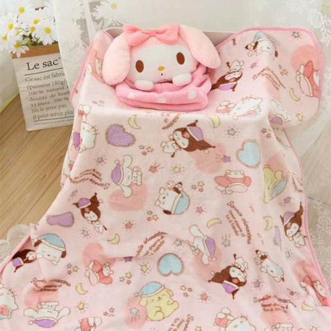 Sanrio Series Nap Pillow Blanket Two-in-one Doll Pillow