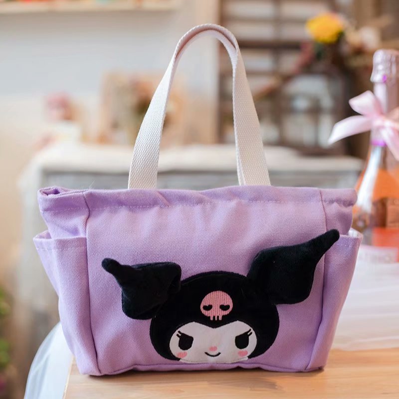 Kuromi Cute Hand-carrying Bento Bag