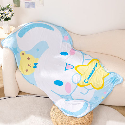 Summer Ice Silk Blanket Air Conditioning Blanket Napping Blanket Single Person Cover Quilt