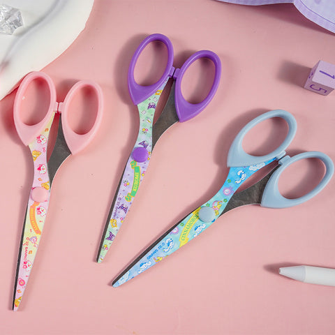 Sanrio JK Academy - Printed Scissors High Beauty Cartoon Student Creative Scissors Cute