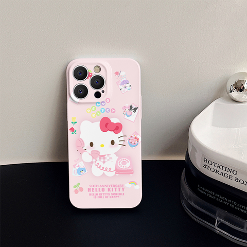 HK Cute Sanrio IPhone Case Full Body Protective Case For IPhone 11-15 Pro Max