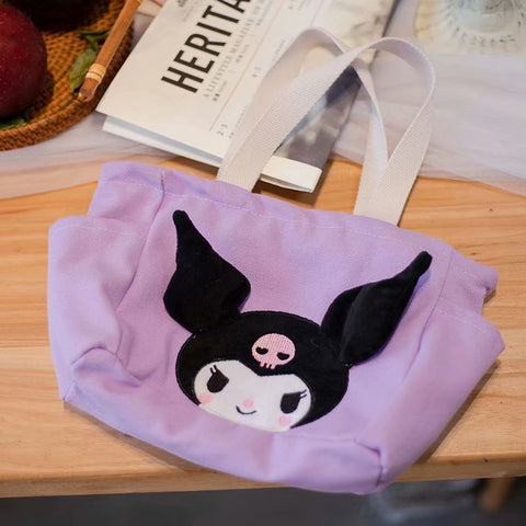 Kuromi Cute Hand-carrying Bento Bag