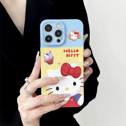 Hello Kitty Cat Cute Sanrio iPhone Case Full Body Protective Case For IPhone 11-15 Pro Max