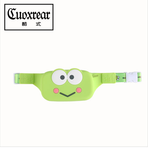 Sanrio New Cute One Shoulder Crossbody Bag Silicone Children's Waistpack