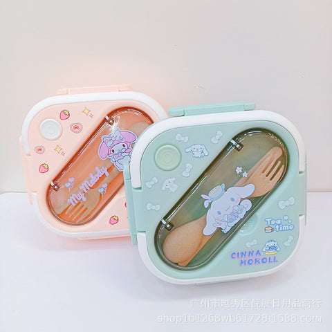 Sanrio's New Plastic Lunch Box And Can Be Microwave Oven Insulation Box