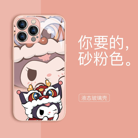 Kuromi My Melody Sanrio iPhone Case Full Body Protective Case For IPhone 11-15 Pro Max