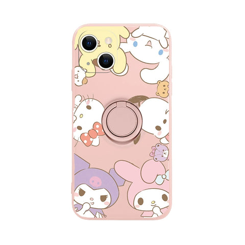 Kuromi Apple 15 Phone Case Cute Sanrio iPhone Case Full Body Protective Case For IPhone 11-15 Pro Max