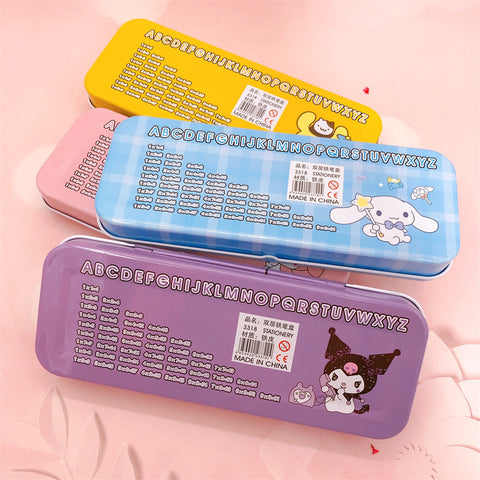 Sanrio Series Iron Box Stationery Box Set Children's Learning Gift Prizes