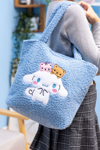 Sanrio Series Large Capacity Woolen Handbag