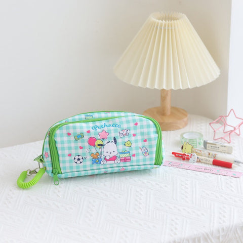 Large Double-layer Pen Case for Cosmetics Tote