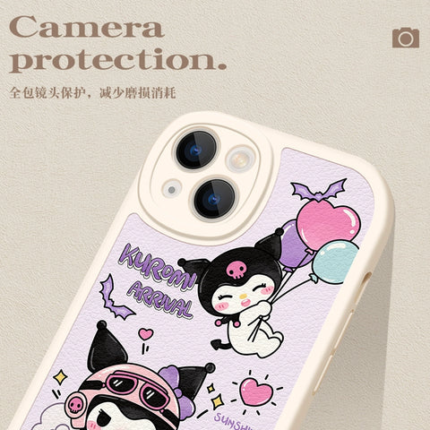 Motorcycle Lovers Suitable IPhone 14 Promax Phone Case Apple 13 Cartoon 12 Cute 11 Kuromi Xsmax Sanrio XL Women's Mini New 7/8 Plus Lambskin 6s Soft Case