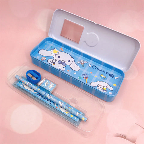 Sanrio Series Iron Box Stationery Box Set Children's Learning Gift Prizes