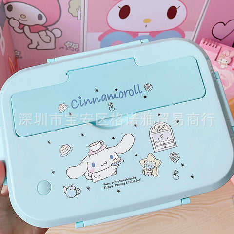 Sanrio Series 304 Stainless Steel Three-compartment Portable Lunch Box