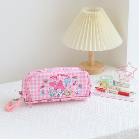 Large Double-layer Pen Case for Cosmetics Tote