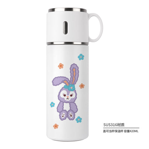 316 Stainless Steel Cute Stella Lou Rabbit Insulating Cup Cute Cartoon Water Cup Girl Birthday Personalized Creativity