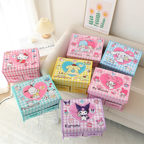 Sanrio Foldable Underwear Socks Drawer Storage Box