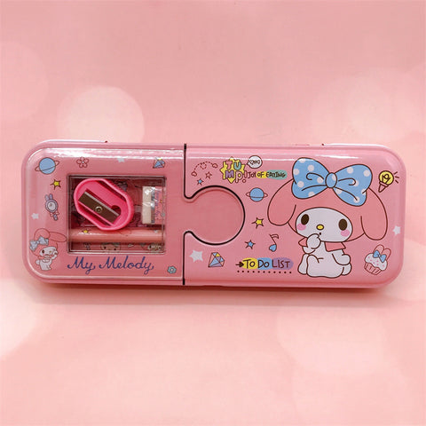 Sanrio Series Iron Box Stationery Box Set Children's Learning Gift Prizes