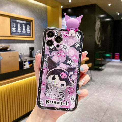 New Iphone 14 Cartoon SanrioApple Mobile Phone Case Kuromi My Melody Sanrio iPhone Case Full Body Protective Case For IPhone 11-15 Pro Max