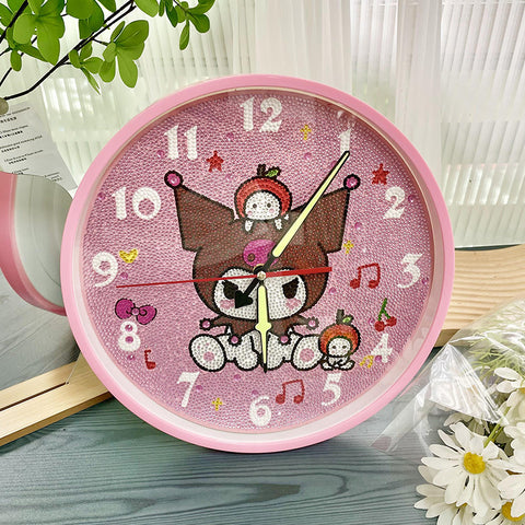 Sanrio Children’s Diamond Stickers Handmade Diy Clocks