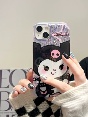 Sanrio Kuromi Hard iPhone Cases Suitable for iPhone 11-15 Pro Max