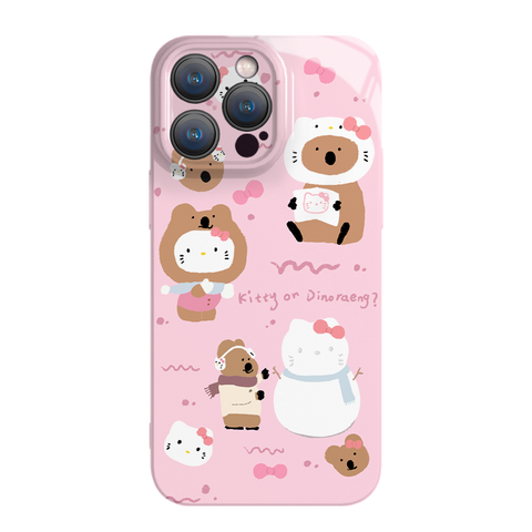 Pink Cute Sanrio iPhone Case Full Body Protective Case For IPhone 11-15 Pro Max