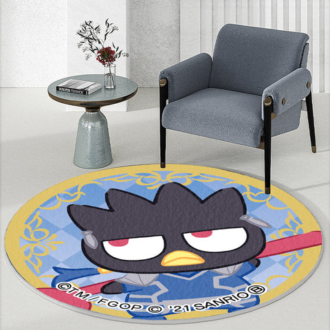 Cartoon Blend Carpet Home Hanging Basket Round Mat Carpet