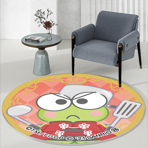 Cartoon Blend Carpet Home Hanging Basket Round Mat Carpet