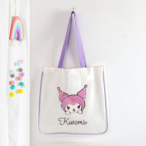 Sanrio Cute One-shoulder Canvas bag Outdoor Leisure Handbag