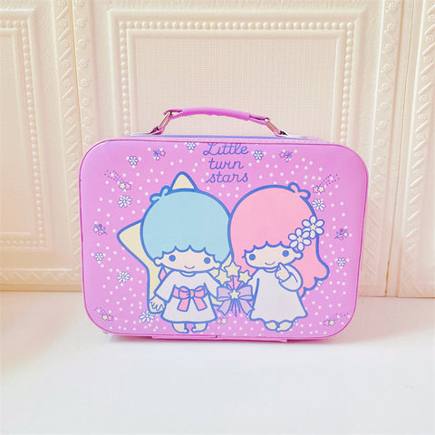 Sanrio Large Capacity Travel Portable Handcase with Mirror