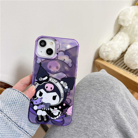 IMD Water Wave Magic Array Sanrio IPhone 15 Cartoon 14 Promax 12 Phone Case Apple 13 Chain For IPhone 11-15 Pro Max