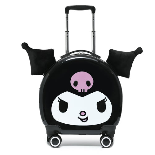 18inches or 20inches Colorful Merlot Travel Luggage Ins Coolomey Suitcase Large Ear Dog Universal Wheel Mount Case