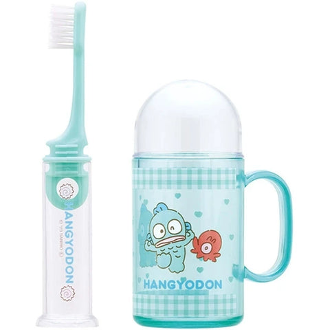 Spot Japanese Purchase Sanrio Disney Skater Collaboration Travel Carrying Toothbrush Mouthwash Cup Set Cartoon