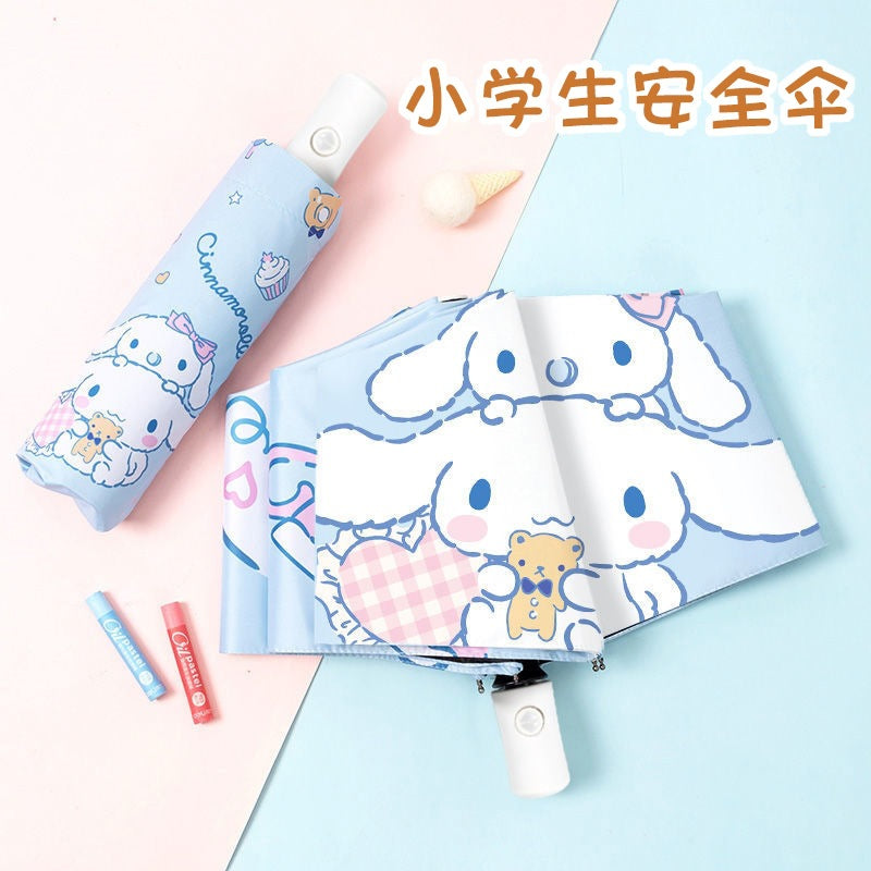 Sanrio Sunscreen UV Protection Rain and Shine Fully Automatic Folding Umbrella