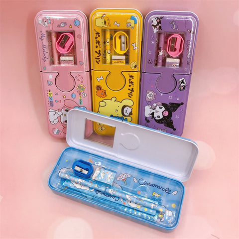 Sanrio Series Iron Box Stationery Box Set Children's Learning Gift Prizes