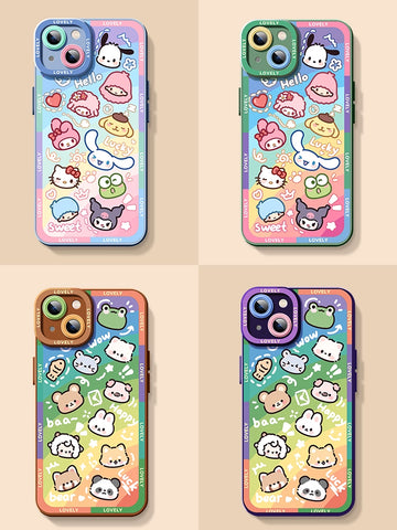 Sanrio Cute IPhone Case Full Body Protective Case For IPhone 11-15 Pro Max