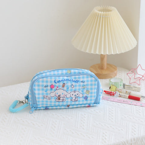 Large Double-layer Pen Case for Cosmetics Tote