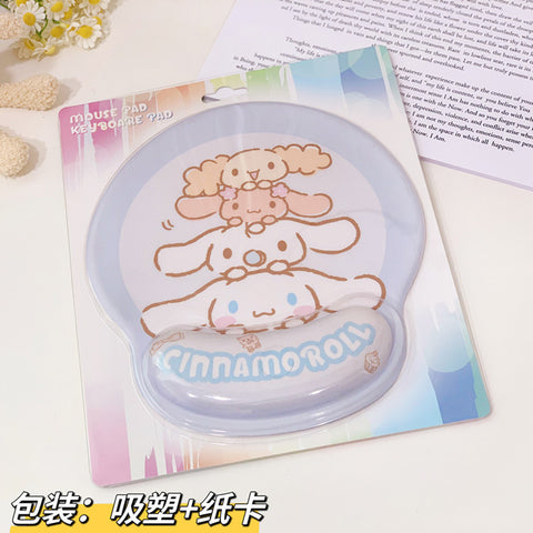 Sanrio Series Three-dimensional Silicone Thickened Hand Pillow Wrist Guard Game Non-slip Mouse Pad