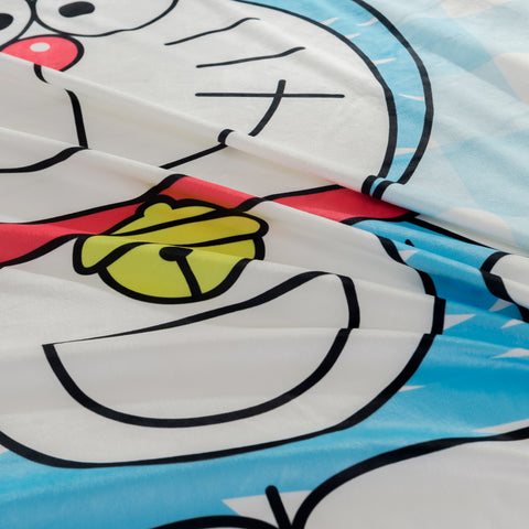 Double Cashmere Blanket Dormitory Single Doraemon Thick Warm Flannel Nap Blanket