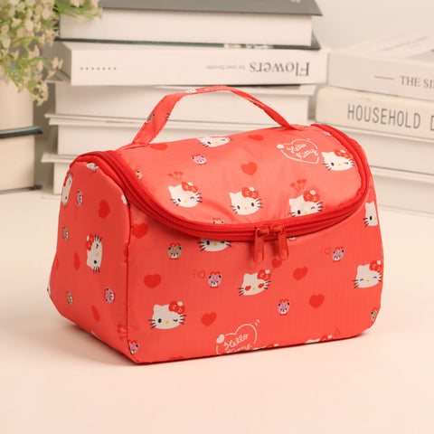 New Cute Cartoon Portable Hangable Travel Multifunctional Waterproof Makeup Wash Bag