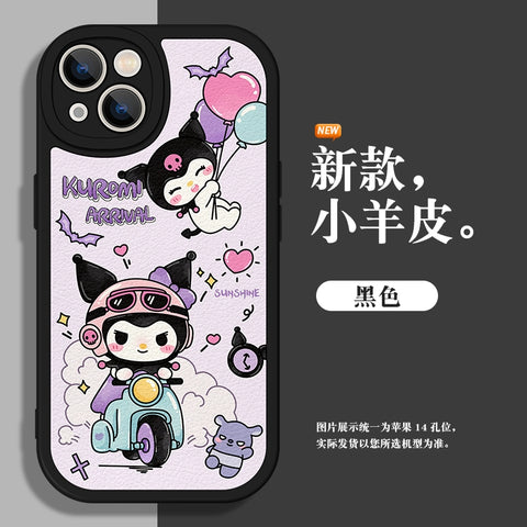 Motorcycle Lovers Suitable IPhone 14 Promax Phone Case Apple 13 Cartoon 12 Cute 11 Kuromi Xsmax Sanrio XL Women's Mini New 7/8 Plus Lambskin 6s Soft Case